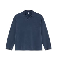 Polar Skate Co. Serge Polo LS Shirt - Blue