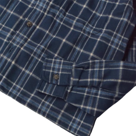 Free Planet Plaid Flannel Shirts - Navy Multi