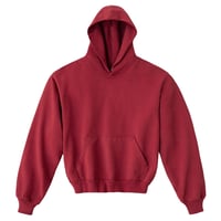 Los Angeles Apparel HF09GD 14oz Garment dyed Heavy Fleece Hoodie - Dark Red
