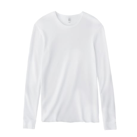 Los Angeles Apparel Poly-Cotton Thermal L/S Crewneck [T407]