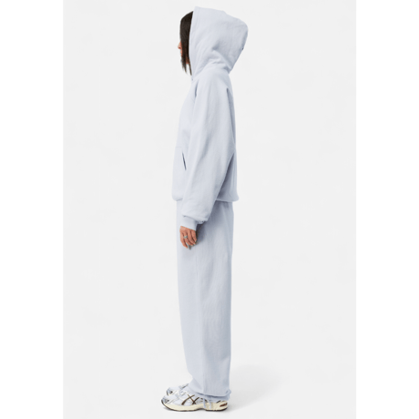 Dime Cursive Small Logo Hoodie - Gray Lavender