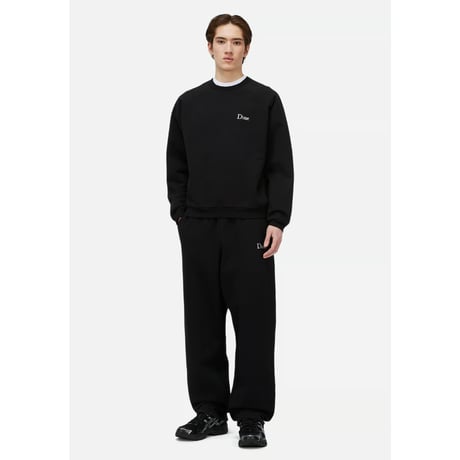 Dime Classic Small Logo Crewneck - Black
