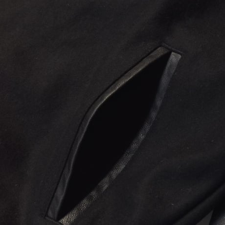 PROCLUB Heavy Weight Varsity Jacket - Black