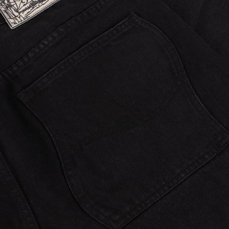 Dine Relaxed Denim Pants - Black