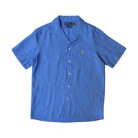 Polo Ralph Lauren Seersucker Linen S/S Shirts - Scottsdale Blue