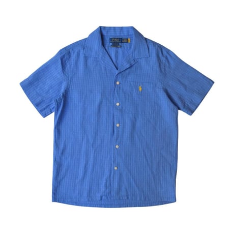 Polo Ralph Lauren Seersucker Linen S/S Shirts - Scottsdale Blue