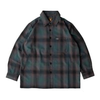 FB County L/S Checker Flanel Shirt - Black/Green