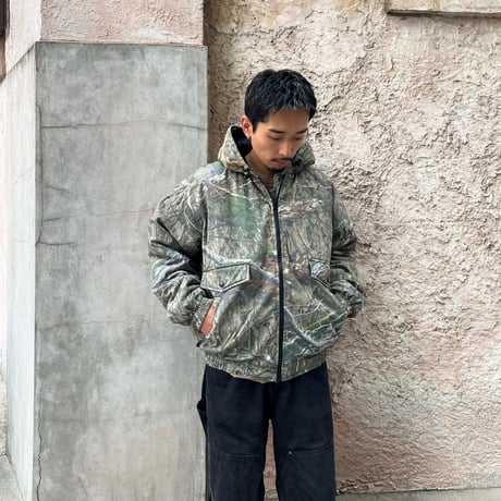 World Famous Sports Cotton Insulated Hood Jacket - Mossy Oak Country