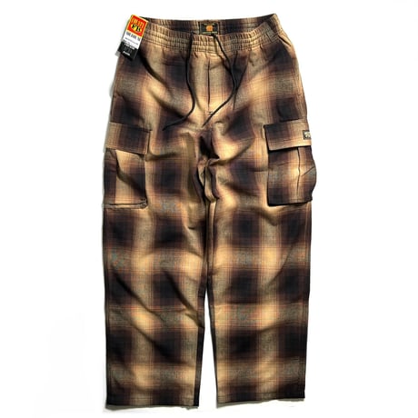 FB County Checker Cargo Pants - Black/Tan