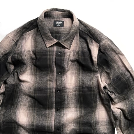 Shaka Wear Plaid Flannel Overshirts - Shadow Black