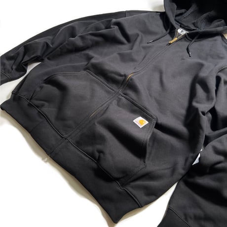 US Carhartt Loose Fit Midweight Full-Zip Sweatshirts - Black