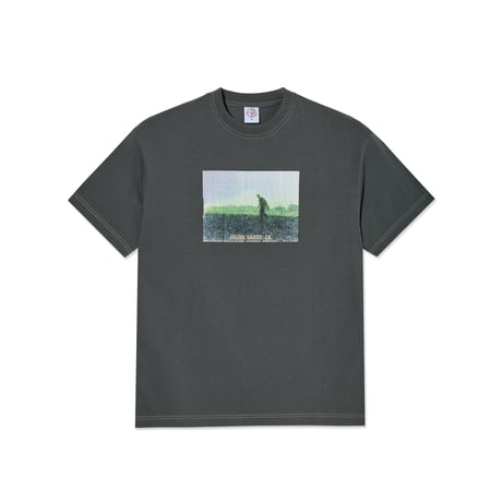 Polar Contrast Tee | Beach Walk - Graphite/Green
