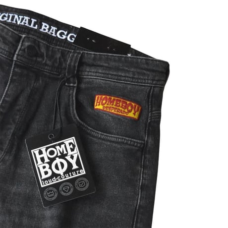 Homeboy X-tra Desperados Denim Shorts - Black