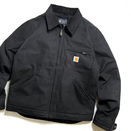 US Carhartt Relaxed Fit Duck Blanket-Lined Detroit Jacket - Black