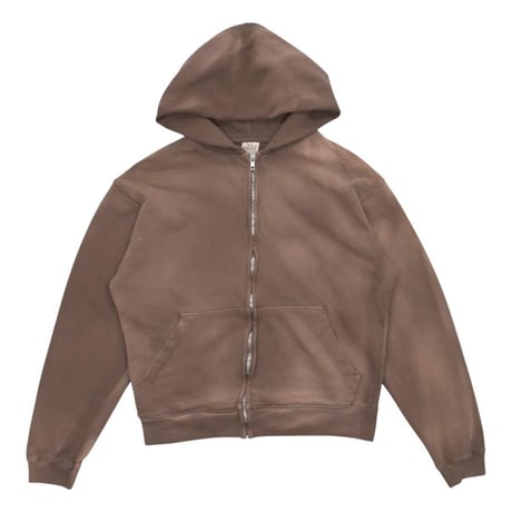 Made Blanks Cross Country Zip Hoodie Sunfaded - Faded Bison