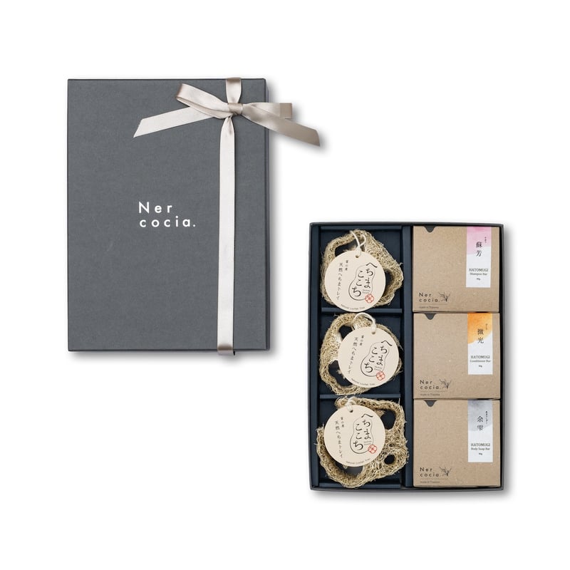 HATOMUGIバスセット(さらさらタイプ)【Nercocia.】 | 珈舞堂 Comai-d