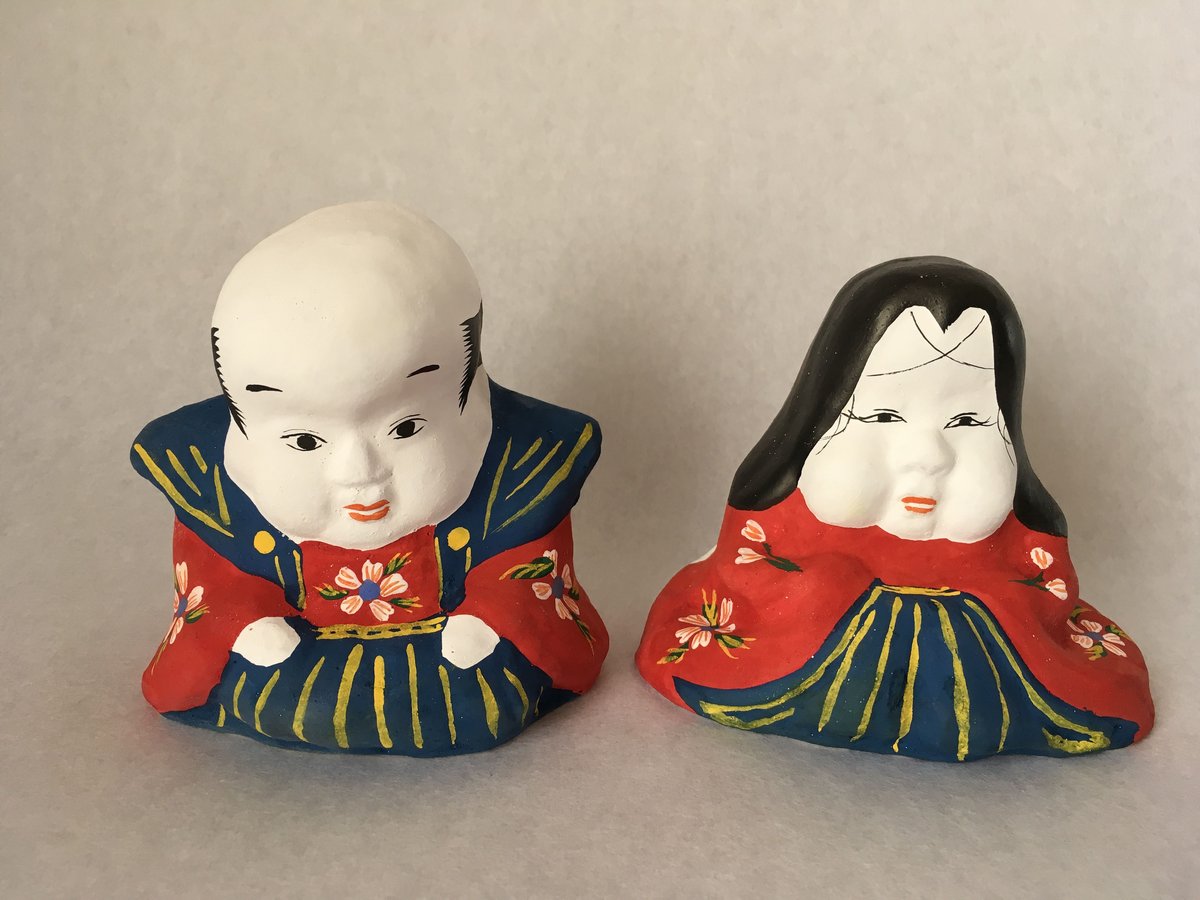 福助・お福(夫婦一対) 福助・お福(夫婦一対)