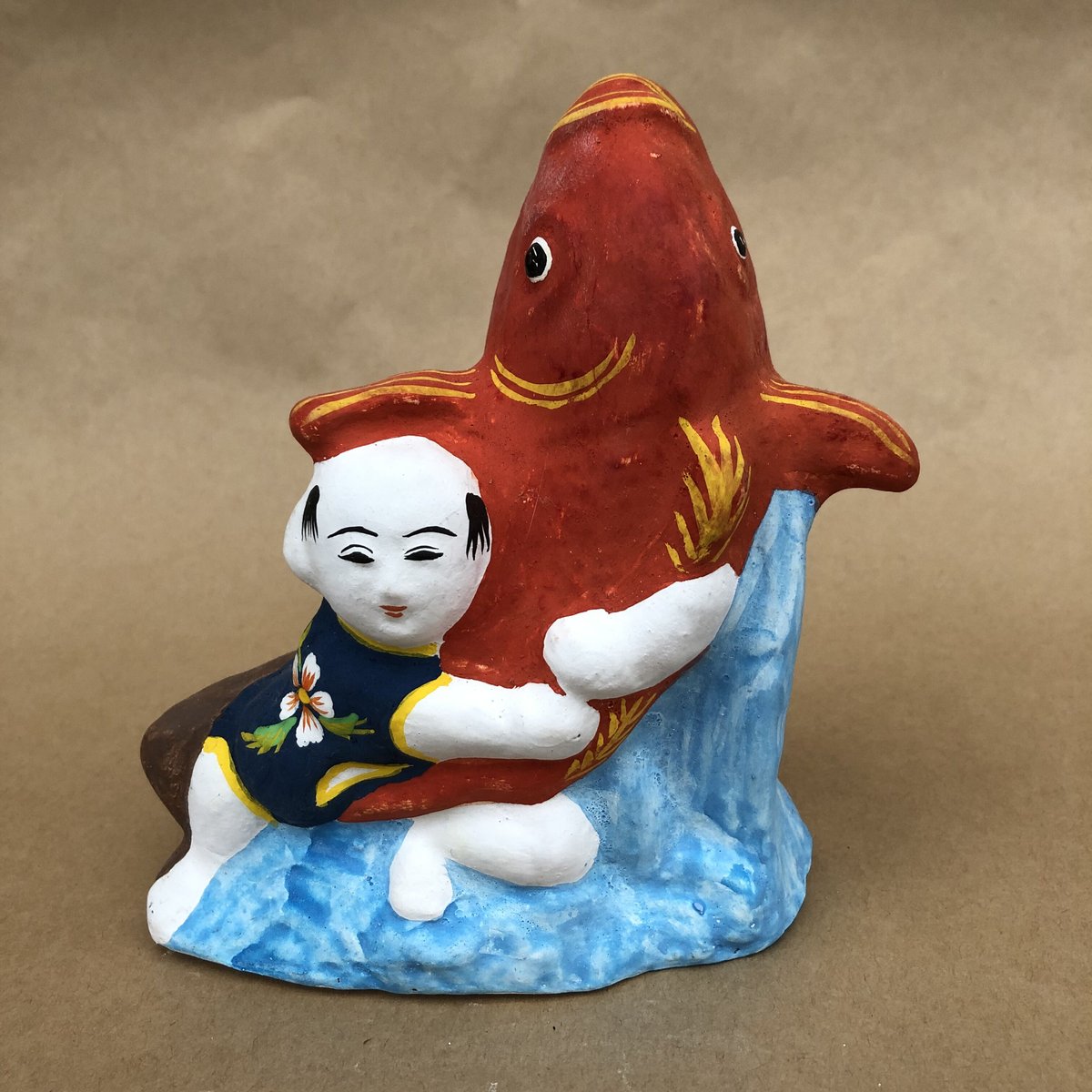 珍品希少　文鎮　めでたい　鯛　雛人形　鯉のぼり　タイ　骨董　時代物 珍品希少文鎮めでたい鯛雛人形鯉のぼりタイ骨董時代物