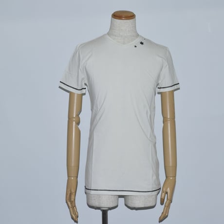 DOMESPAIR//Shorts sleeve.T-Shirt 【White】