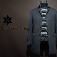 DOMESPAIR//ポンチニットチェスターコート　Glay