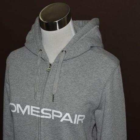 DOMESPAIR//Tight silhouette W-ZIP【GRAY】