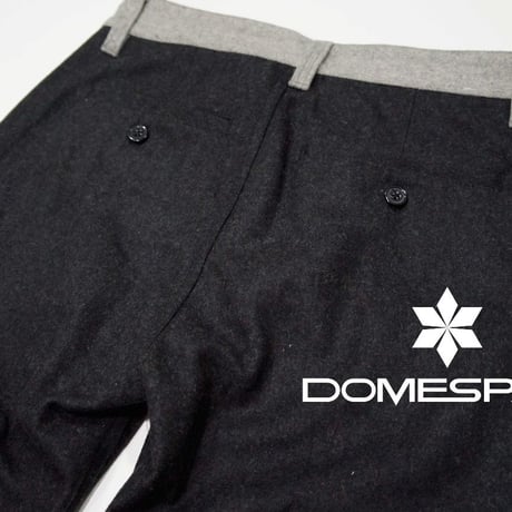 DOMESPAIR//Rib Pants　【Charcoal】