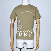 DOMESPAIR//Surf Style T-shirt【KHAKI】
