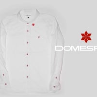 DOMESPAIR//Collar shirt 【WHITE】