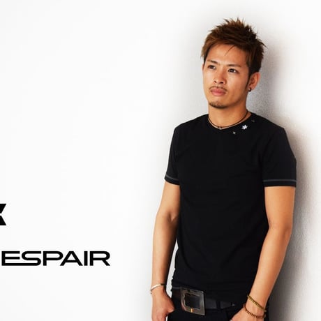 DOMESPAIR//Shorts sleeve.T-Shirt 【Black】