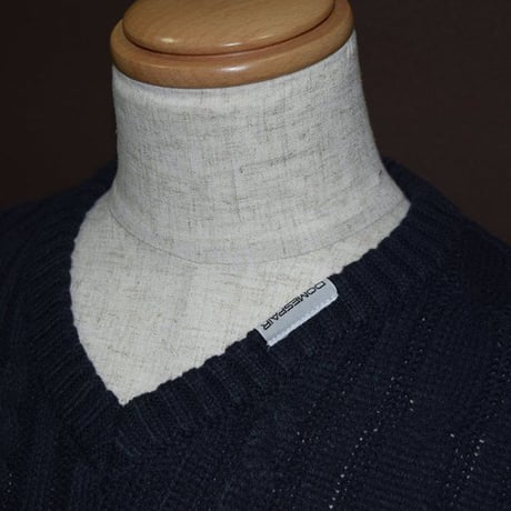 DOMESPAIR//V neck sweater 【NAVY】