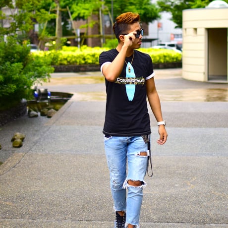 DOMESPAIR//SurfCamouflage T-shirt【Black】