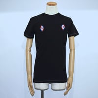 DOMESPAIR//Native embroidery T-shirt【Black】