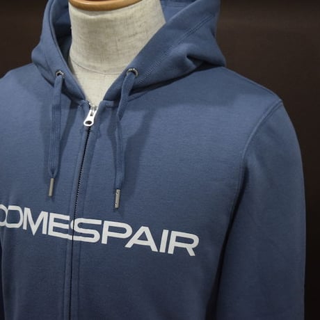 DOMESPAIR//Tight silhouette W-ZIP【NAVY】