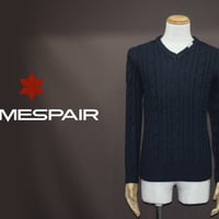 DOMESPAIR//V neck sweater 【NAVY】
