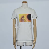 DOMESPAIR//Sunflower.PhotoT-shirt 【White】