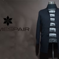 DOMESPAIR//ポンチニットチェスターコート　Black