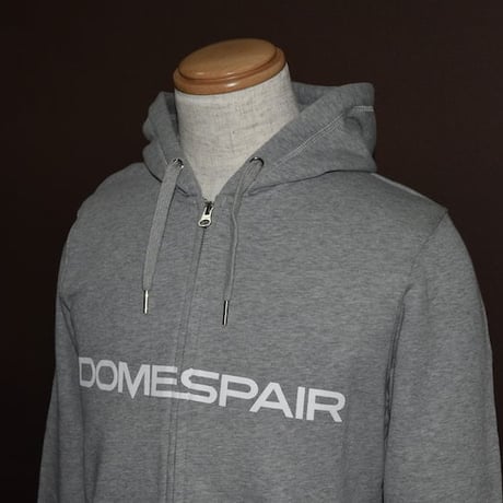 DOMESPAIR//Tight silhouette W-ZIP【GRAY】