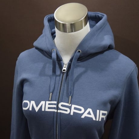 DOMESPAIR//Tight silhouette W-ZIP【NAVY】