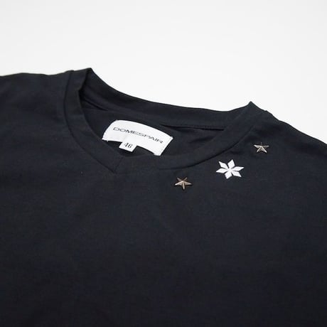 DOMESPAIR//Shorts sleeve.T-Shirt 【Black】