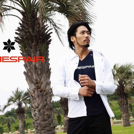 DOMESPAIR//Collar shirt 【WHITE】