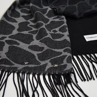 グラデーションジラフストール　Black