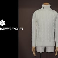 DOMESPAIR//Turtleneck Alan knit 【WHITE】
