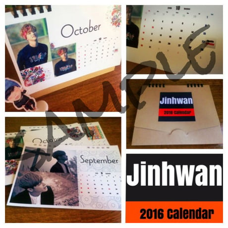 ２０１６　Jinhwan オリジナル卓上Calendar