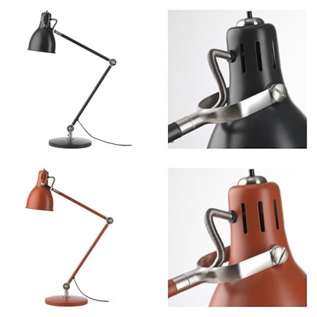 IKEA/イケア ARODワークランプ_EDライト・20W（可視光線630nm帯Red-Orenge_照射角15°）内臓