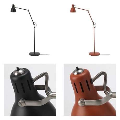 IKEA/イケア ARODフロアライト_LEDライト-20W（可視光線630nm帯Red-Orenge_照射角15°）内臓