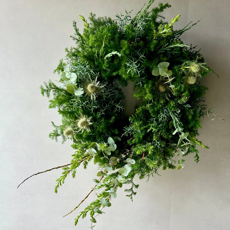 魔女の棲む森 ～木の実と休日～】ドライフラワー リース フライング