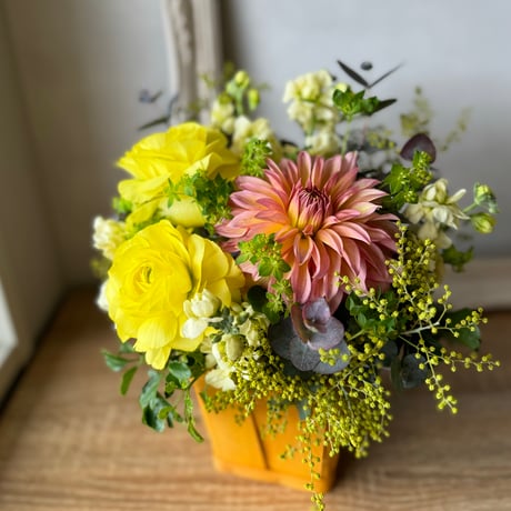 【配送】生花のアレンジS