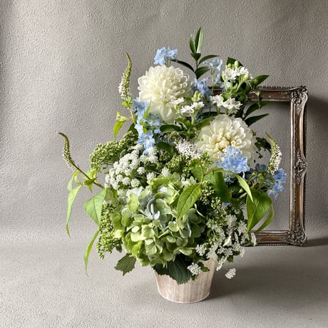 【配送】 お供え　生花アレンジL