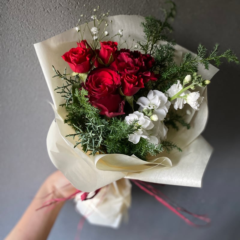 配送】生花のブーケ S | GRACE WISTERIA