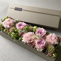 【店舗引取り】　生花のボックスアレンジ L